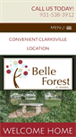 Mobile Screenshot of belleforestmemorial.com